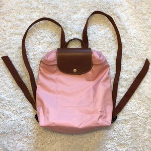 LONGCHAMP Le Pliage Backpack Nylon Pinky